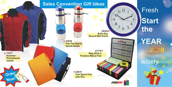 Sales Convention Gift Ideas. 2011 Start the year wisely.