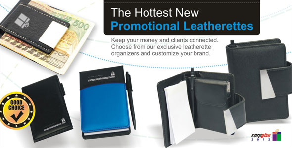 The Hottest New Promotional Leatherettes.