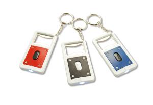 Zoomer Bottle Opener with LED Light Keychain