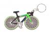 Biker Shaped Rubberized Keychain