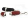 Leather Keychain USB